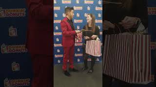 giving billy gilman a special  gift