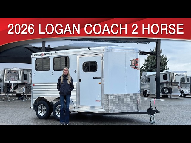 Preview image of 2026 Logan Coach Bullseye 2 Horse Bumper Pull youtube video