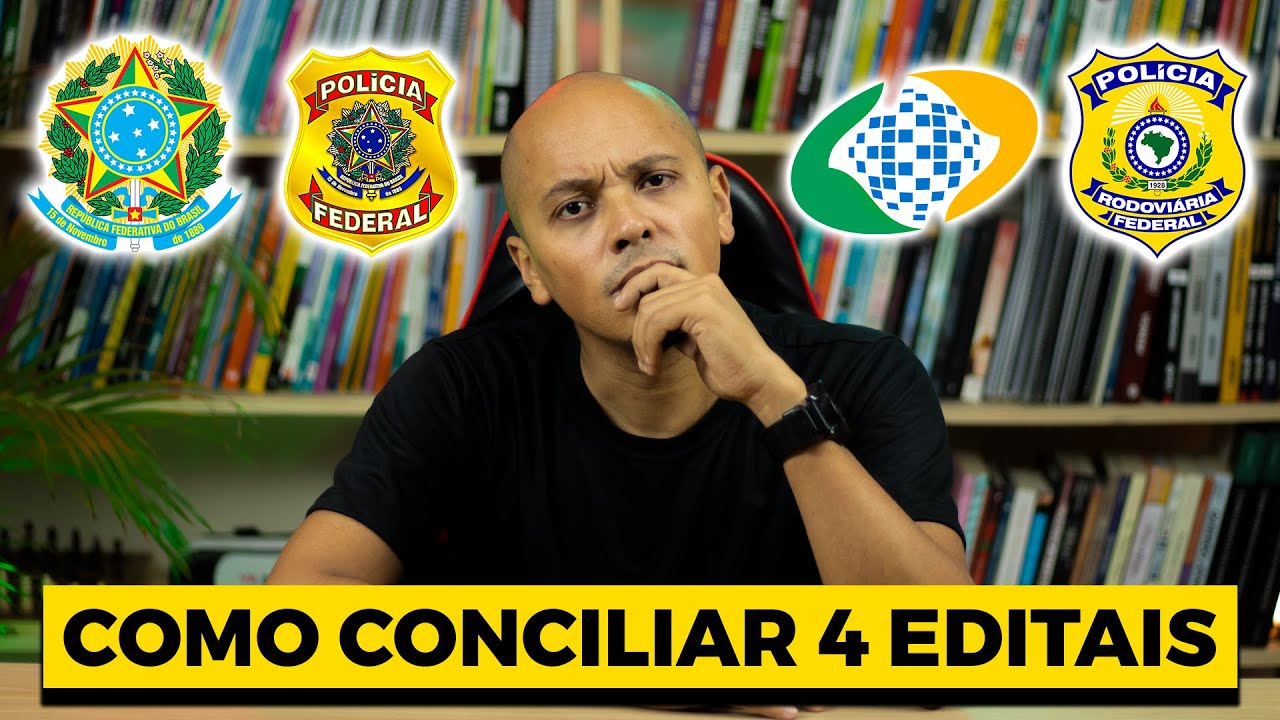 COMO CONCILIAR O CONCURSO MPU, INSS, PRF E PF ADMINISTRATIVO | PARTE 2