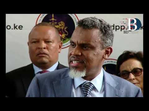 DPP Haji and DCI Kinoti announce details of a plea bargain with five banks