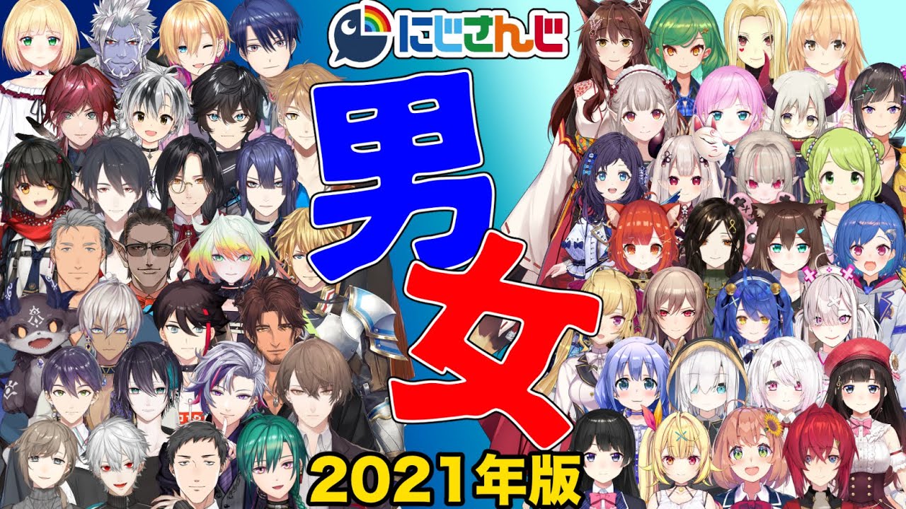 2021年にじさんじリスナー男女比率まとめ【63名】