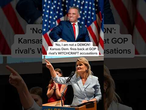 'No, I am not a DEMON': Kansas Dem. fires back at GOP rival's WITCHCRAFT accusations