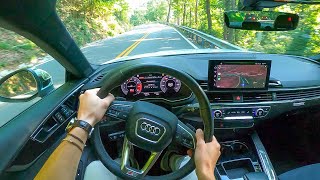 [Winding Road] 2023 Audi S5 Sportback - POV Test Drive (Binaural Audio)