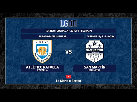 Atlético Rafaela (Rafaela) vs San Martín (Formosa) | Fecha 14 | Zona 4 | Torneo Federal A