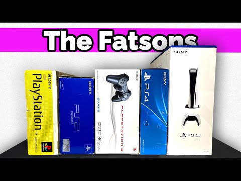 Unboxing every PlayStation FAT Console | Sony PS1, PS2, PS3, PS4, PS5 + Gameplay