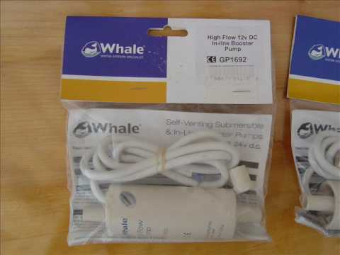 Whale 12 Volt In Line Pumps