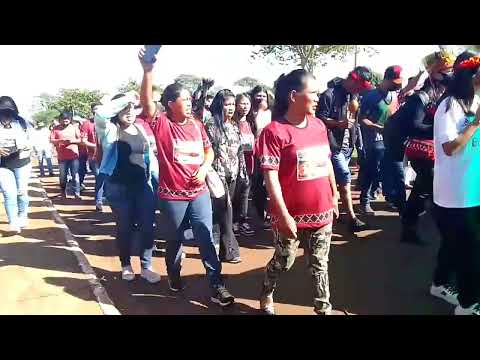 PROTESTO DOS ACADÊMICO INDIGENA GUARANI E KAIUWA DA UFGD FAIND