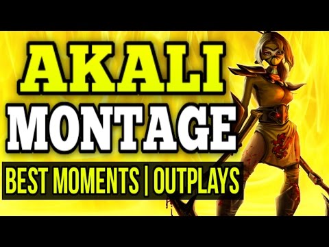 Akali Montage - Best Akali Plays | Akali Outplays | Funny Moments - League of Legends