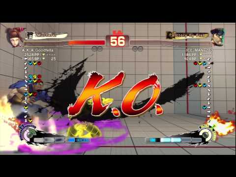 A_K_A_Goodfella (Juri) Vs ICE_MAN_213 (M.Bison) SSF4 AE Ranked Matches - PSN