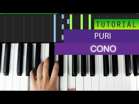 Puri x Jhorrmountain x Adje - Coño - Piano Tutorial + MIDI