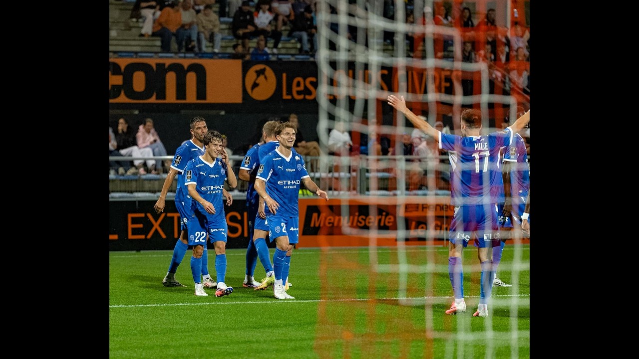 FC Lorient 1 - 2 ES Troyes AC highlights