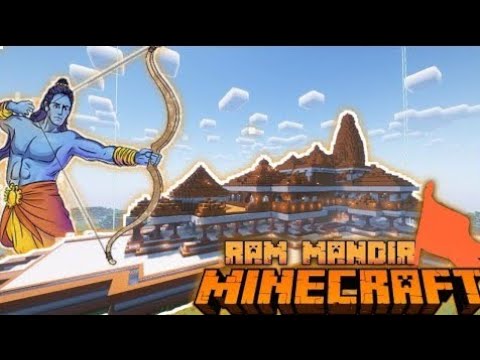 EPIC: Building Shree Ram Mandir in Minecraft 🚩🚩