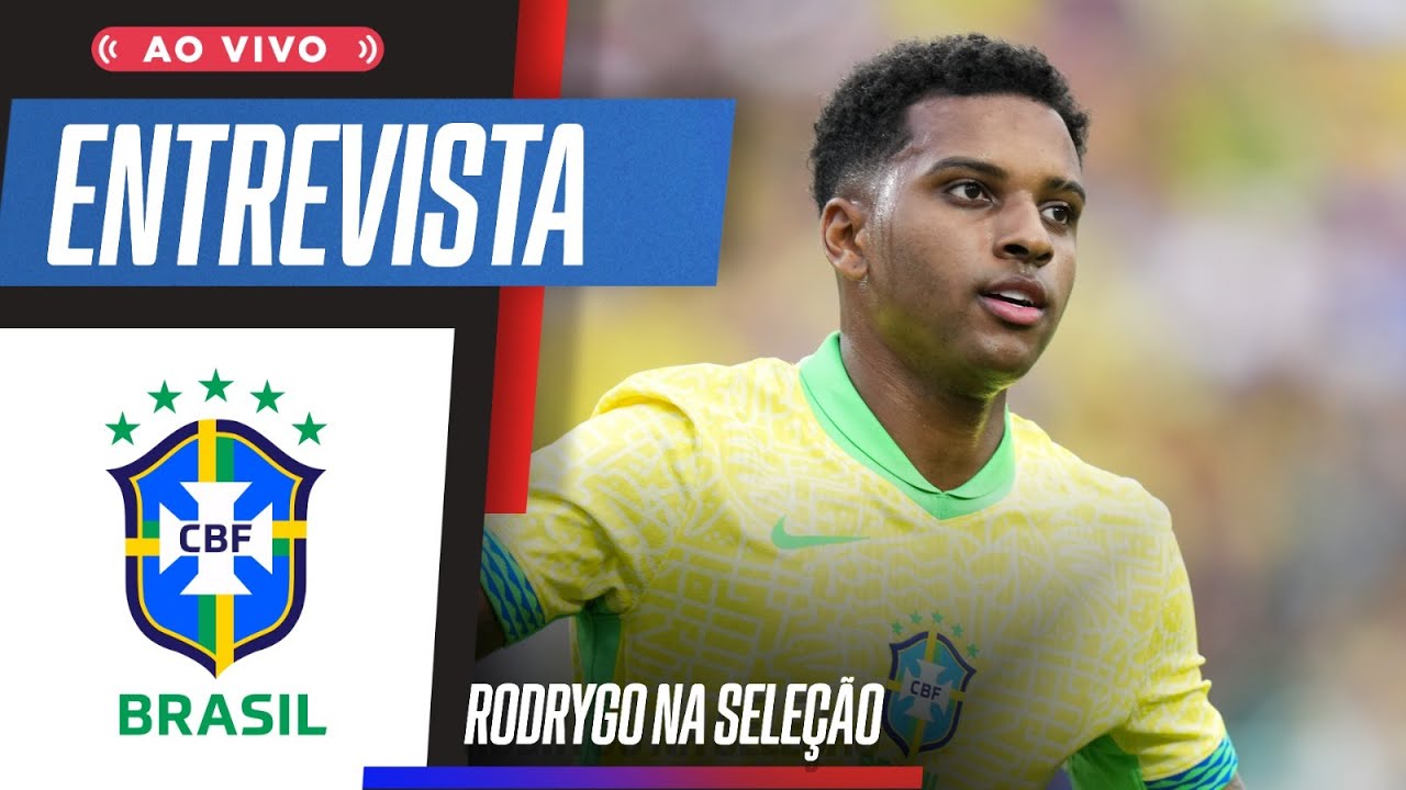 COLETIVA DE RODRYGO AO VIVO NA SELEÇÃO BRASILEIRA!