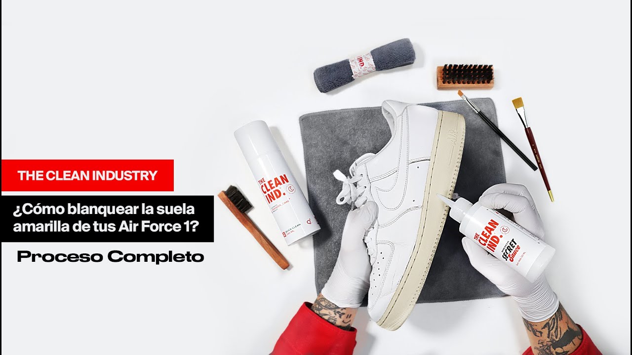 Blanqueamiento de suela de goma