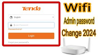 Tenda Router Ka Admin Password kaise change kare | How to change tenda modem login Password 2024