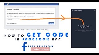 How to find Code Generator on Facebook app