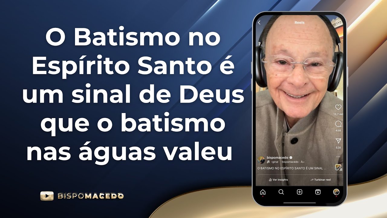 O Batismo no Espírito Santo é um sinal de Deus que o batismo nas águas valeu - Meditação 02/12/24