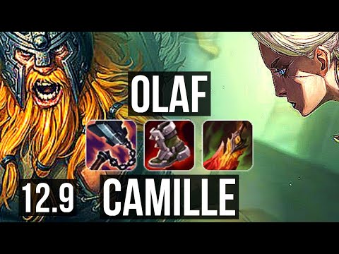 OLAF vs CAMILLE (TOP) | 2.0M mastery, Legendary, 300+ games | NA Diamond | 12.9