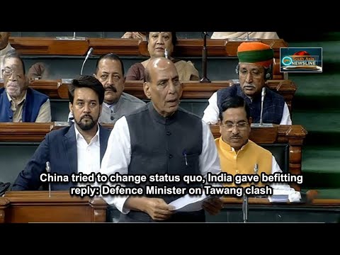 China tried to change status quo, India gave befitting reply Defence Minister on Tawang clash