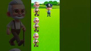 Zombie Grandpa, Can You Figure it Out? 🤣👻 #cartoon #englis #feedshorts