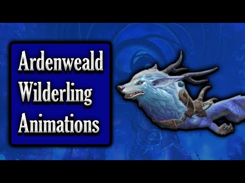 Ardenweald Wilderling Model & Animations - World of Warcraft Shadowlands - 9.1 Chains of Domination