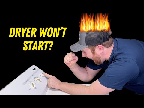 4 MOST COMMON Reasons a DRYER WON'T START!