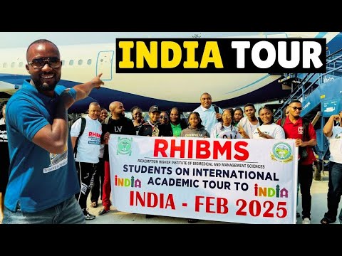 Cameroon's Best University (RHIBMS) Takes its Best Performing Students on An Academic Tour to India.