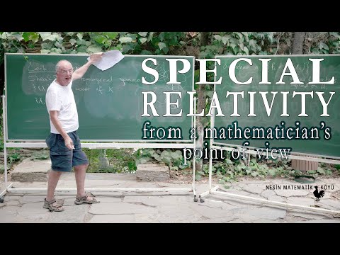 Special Relativity from a Mathematician's Point of View 1a | Stephen Huggett