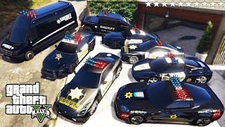 GTA 5 - Stealing RARE SHERIFF VEHICLES with Frankl