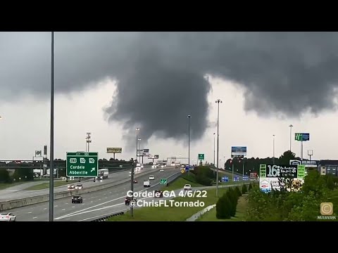 Tornado Crosses I-75 In Cordele, GA