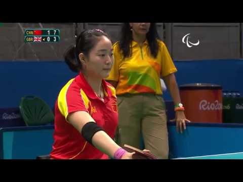 Table Tennis | CHN vs GBR | Women's Singles - Class 4 Group C | Rio 2016