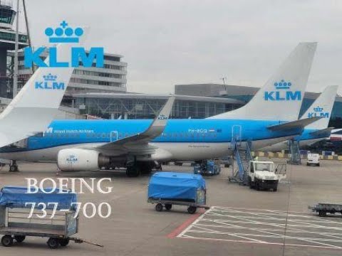YouTube thumbnail for KLM Boeing 737-700 (winglets) Passenger/BBJ1