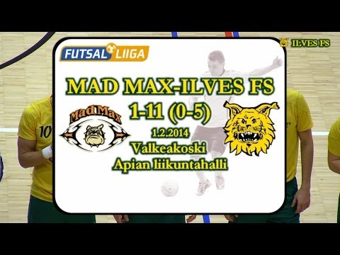 Mad Max-Ilves FS 1-11 (0-5) Futsal-Liiga 1.2.14 maalikooste