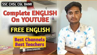 SSC CHSL CGL English Complete Course Free | English Classes On YouTube | Best Channel,Best Teachers