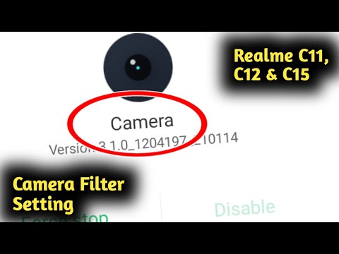 Realme C11, C12 & C15 Camera Filter Setting