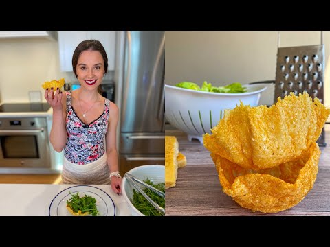 How to Make Parm Crisp Salad Bowls