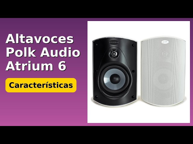 Vídeo relacionado con Polk Audio Atrium 6 - Pareja Altavoces, Color Blanco