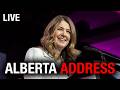LIVE Premier Smith S Address To Albertans