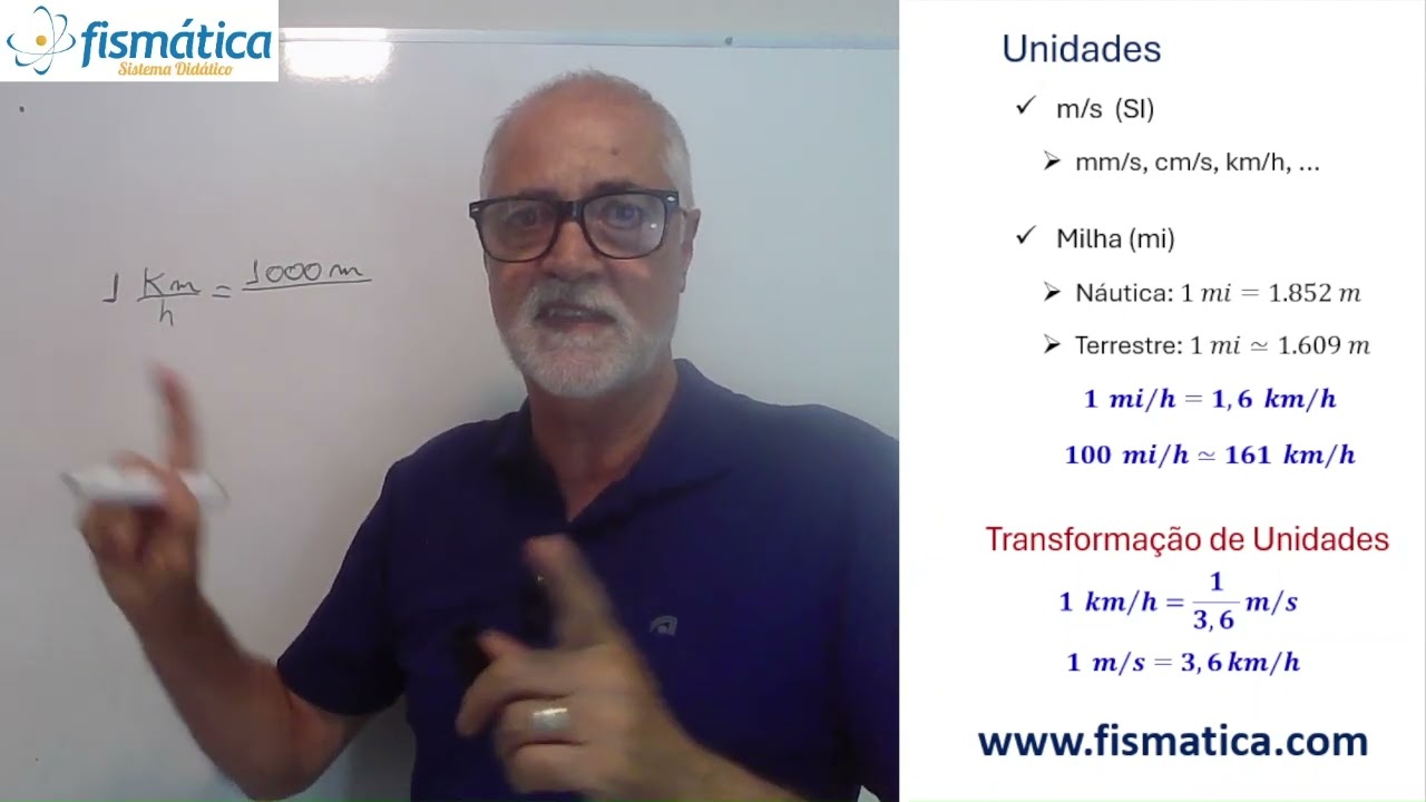 F1 01 CE A02 Cinemática Escalar - Velocidade e Aceleração