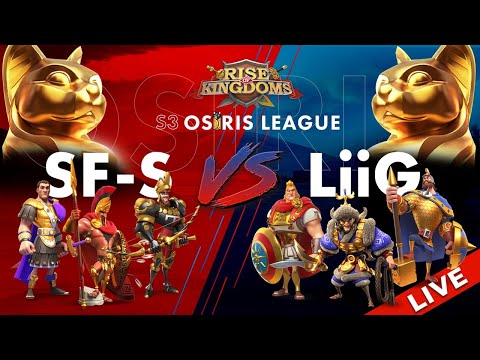 SF-S vs LiiG + BBTH vs #SNO - LIVE ROUND OF 16 - Rise of Kingdoms