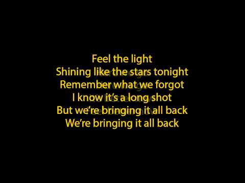 jennifer lopez - feel the light lyrics (full song)
