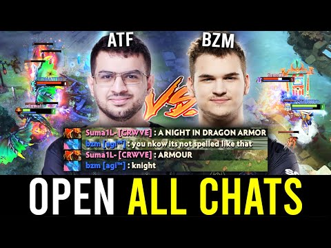 BZM & ATF farming each others MMR in ranked game.. - "FUNNY ALL CHATS"