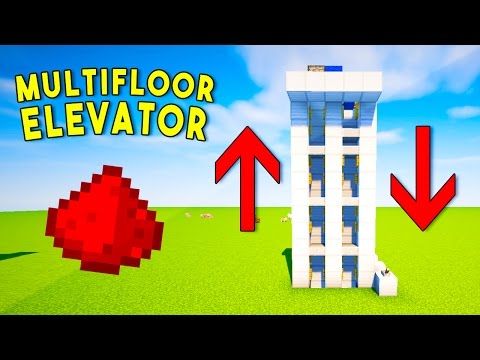 Twiistz - REALISTIC MULTIFLOOR REDSTONE ELEVATOR - Minecraft Redstone Tutorial