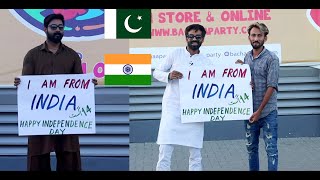 INDIAN Wishing Independence Day to PAKISTANIS  Lah