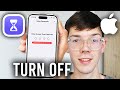 How To Turn Off Screen Time Without Passcode Password On IPhone Step By Step