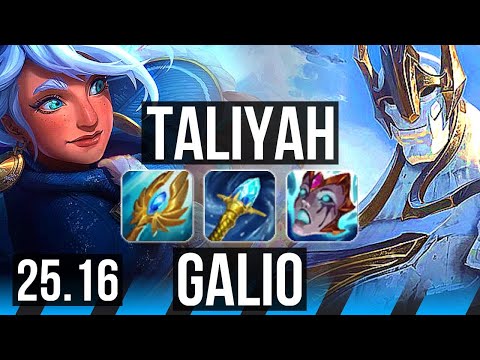 TALIYAH vs GALIO (MID) | 9/4/16 | KR Master | 25.16
