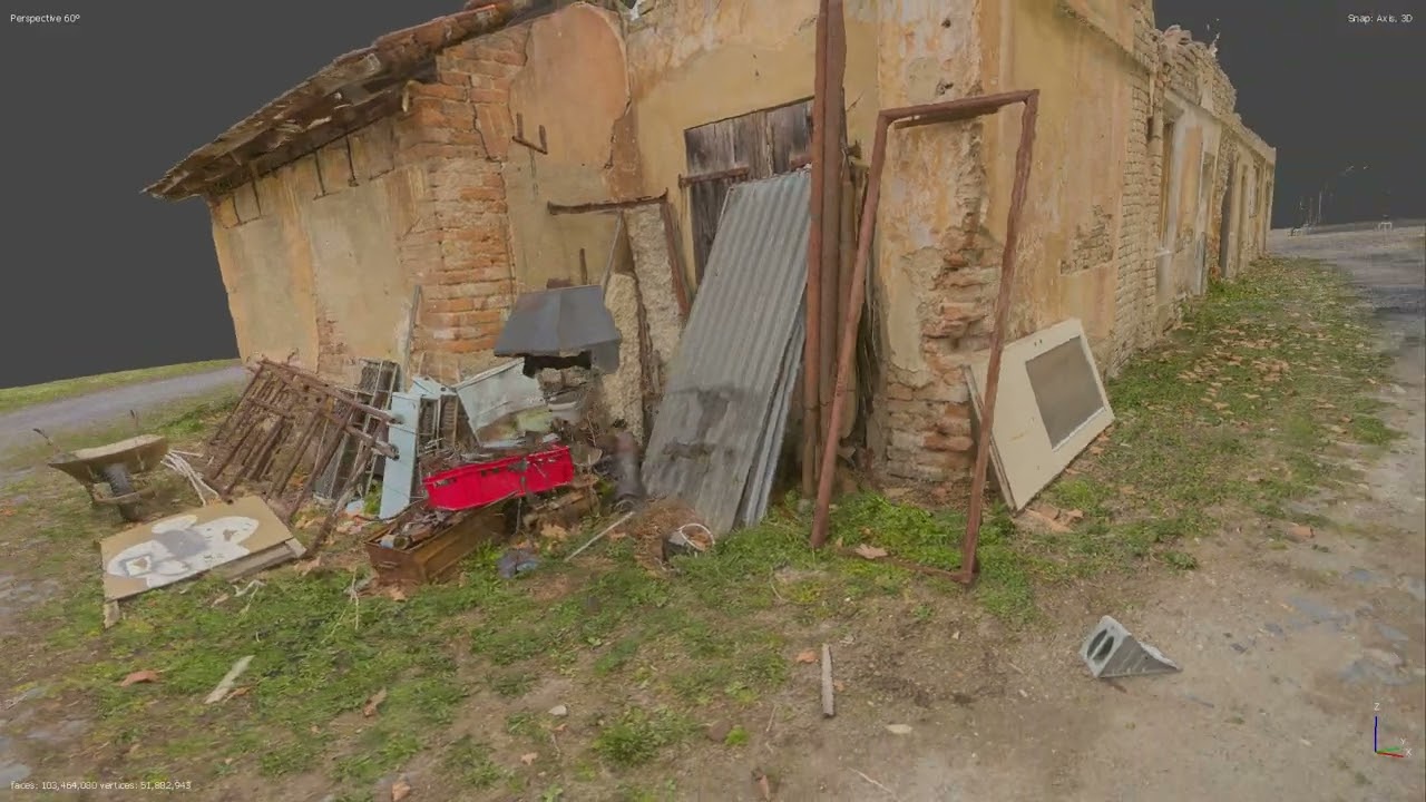 Mosaic Viking 3D model video - 100% photogrammetry - 103m triangles/polygons - 3.2Gp textures