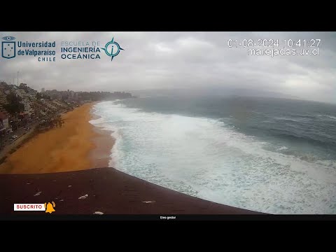 Reñaca Beach, Viña del Mar live webcam