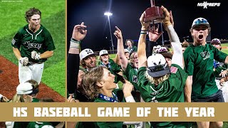 The High School Baseball GAME OF THE YEAR