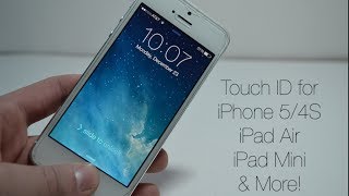 How to (Kinda) Get Touch ID on iPhone 5, 4S, iPad Air, Mini!